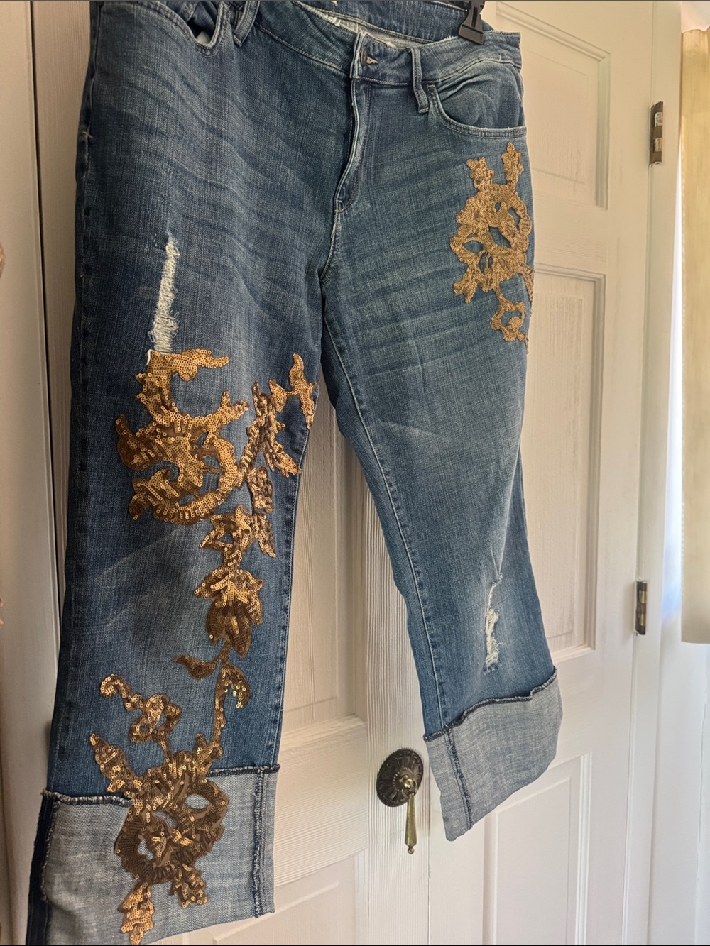 Anthropologie has also Pilcro Women's Medium Blue High-Rise Straight Jeans